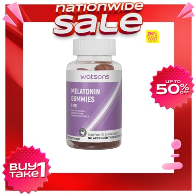 WATSONS GENERICS WATSONS GENERICS Melatonin 1mg 30 Gummies