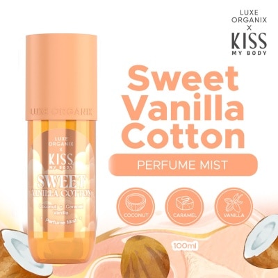 LUXE ORGANIX LUXE ORGANIX Kiss My Body Sweet Vanilla Cotton Perfume Mist 88ml image