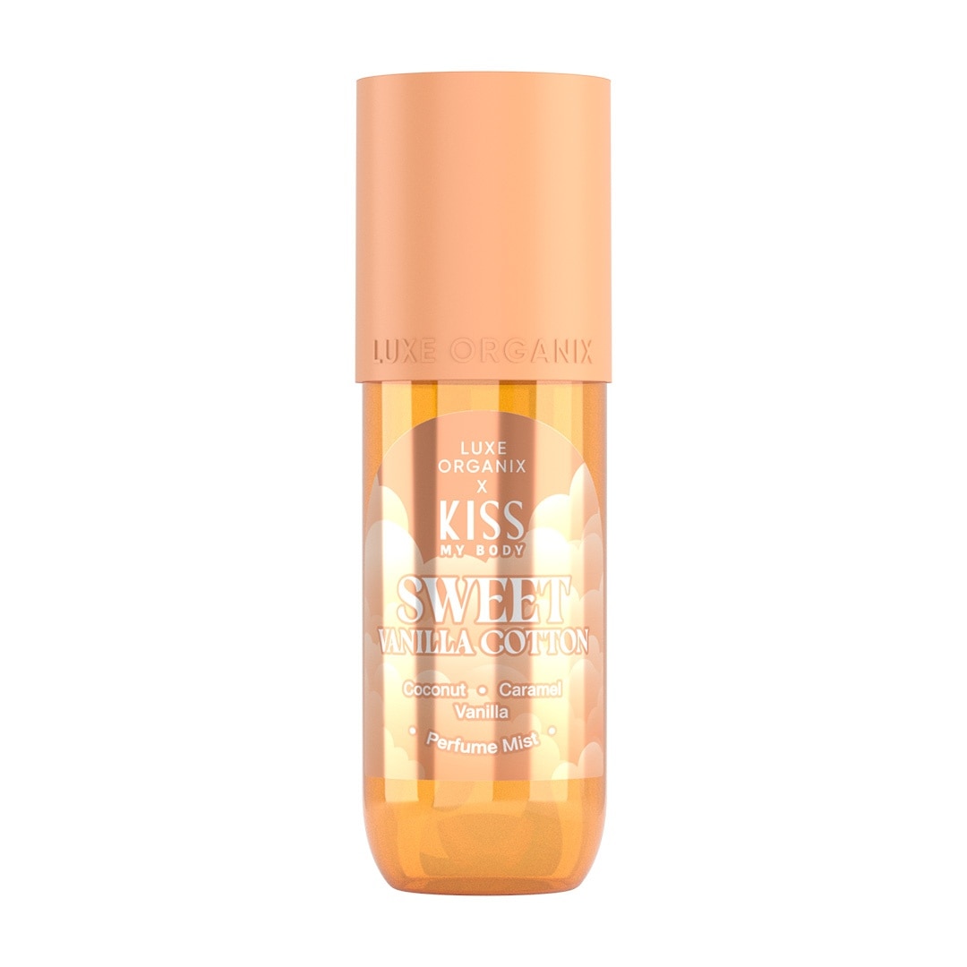 LUXE ORGANIX Kiss My Body Sweet Vanilla Cotton Perfume Mist 88ml image