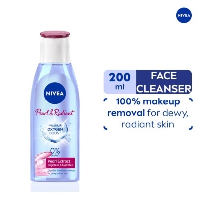 NIVEA NIVEA Face Cleanser Pearl & Radiant Oxygen Boost Micellar Water 0% 200ml
