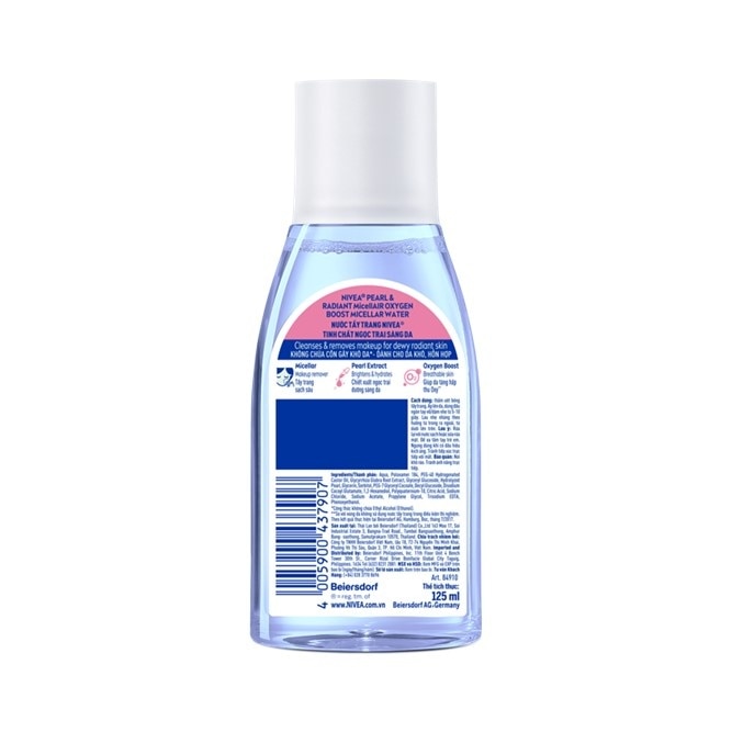 NIVEA Pearl & Radiant Oxygen Boost 0%MicellAIR 125ml
