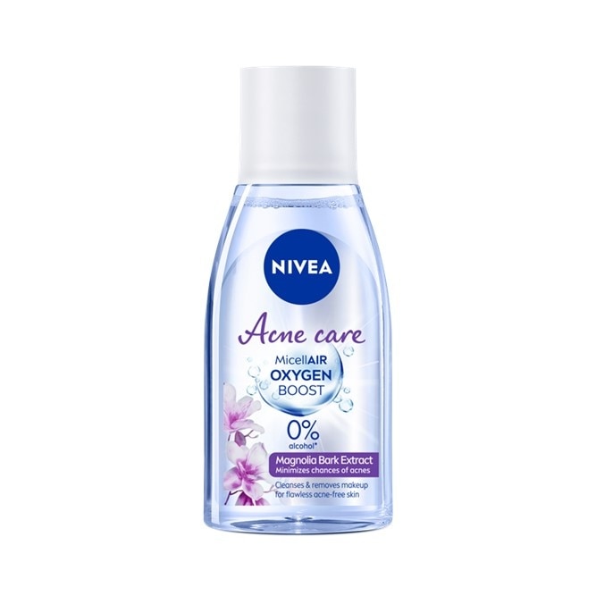 NIVEA Face Cleanser Acne Care Oxygen Boost Micellar Water 0% 125ml