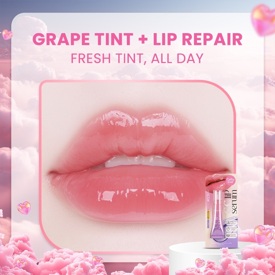 CATHY DOLL CC Lip Serum 10g - 03 Grape