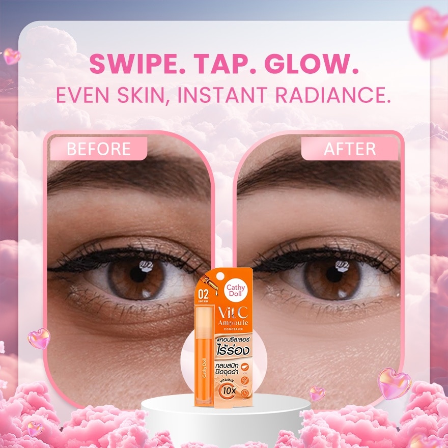 CATHY DOLL  Vit C Ampoule Concealer 4.1g - 02 Light Beige