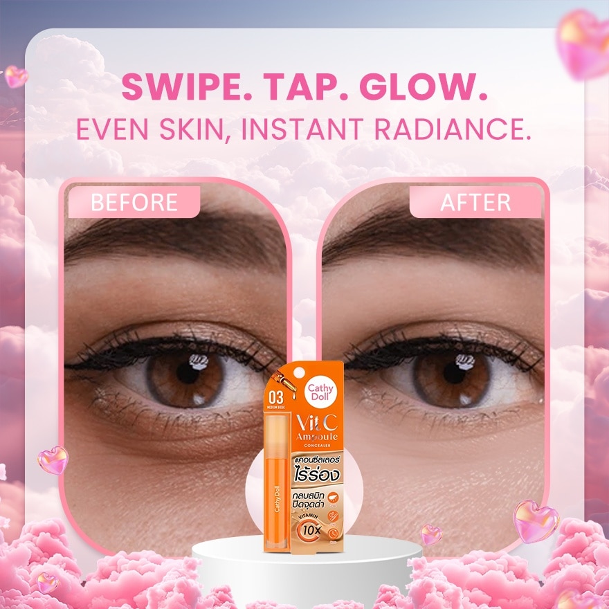 CATHY DOLL Vit C Ampoule Concealer 4.1g 03 Medium Beige