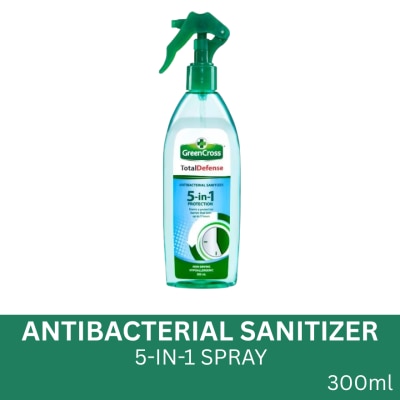 GREEN CROSS GREEN CROSS Total Defense Antibacterial Sanitizer Spray 300ml