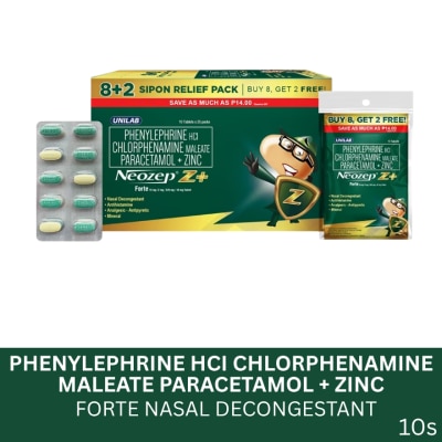 NEOZEP Z PLUS NEOZEP Z+ 8+2 Promo Pack