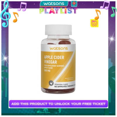 WATSONS GENERICS WATSONS GENERICS Apple Cider Vinegar 500mg 30 Gummies