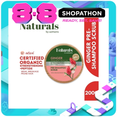 NATURALS WS - NATURALS WATSONS Ginger Pre Shampoo Scrub 150g image