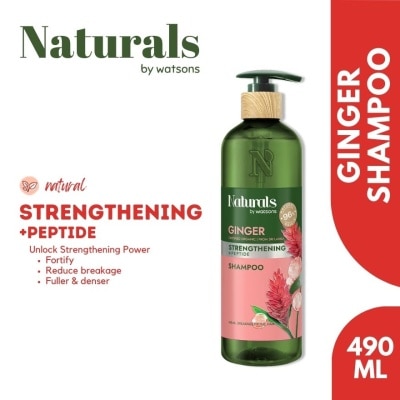 NATURALS WS WATSONS NATURALS Ginger Shampoo 490ml