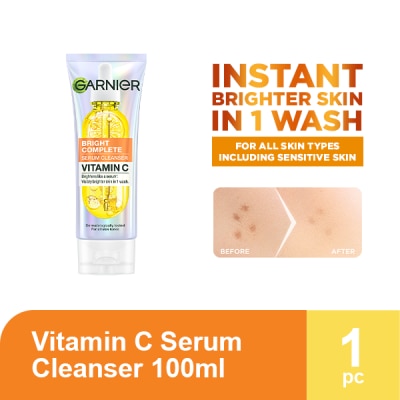 GARNIER - GARNIER Bright Complete Vitamin C Serum Cleanser 100ml image