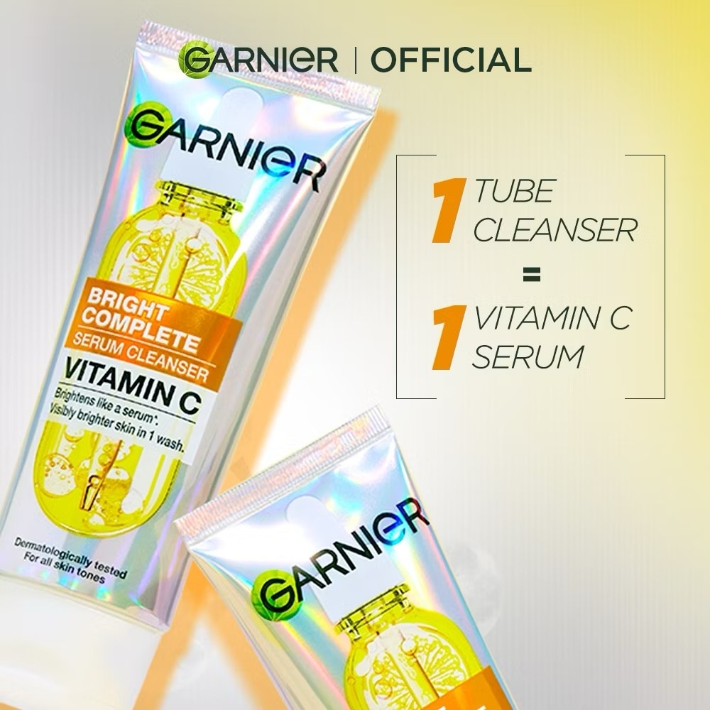 GARNIER Bright Complete Vitamin C Serum Cleanser 100ml image