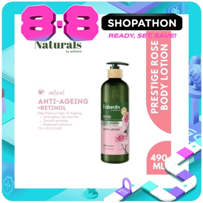 NATURALS WS - WATSONS NATURALS ROSE BODY LOTION 490ML image
