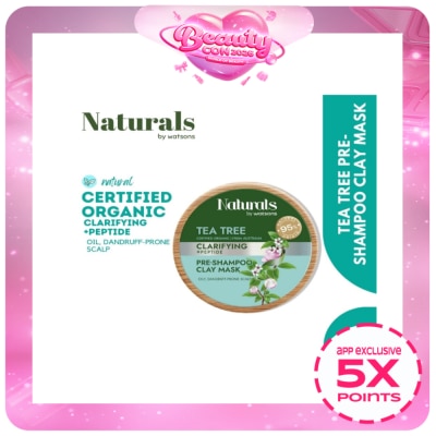 NATURALS WS - WATSONS NATURALS Tea Tree Shampoo Clay Mask 150g
