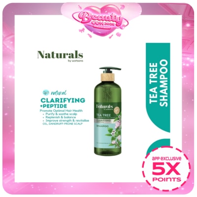 NATURALS WS - NATURALS WATSONS Tea Tree Shampoo 490ml