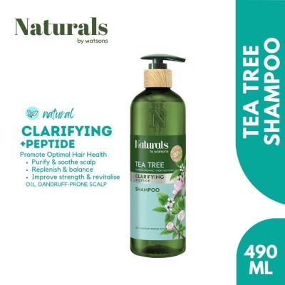NATURALS WS NATURALS WATSONS Tea Tree Shampoo 490ml