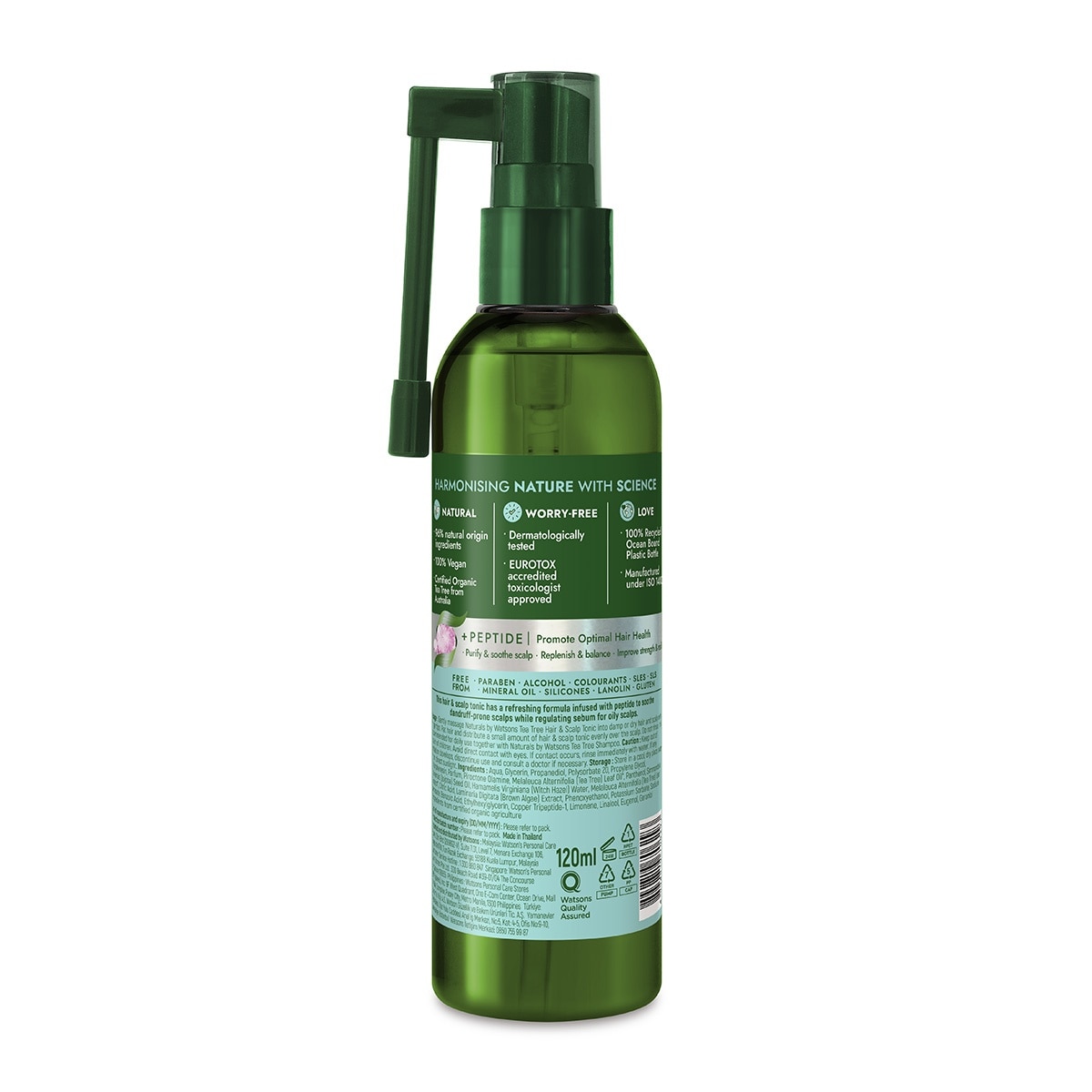 NATURALS WS Tea Tree Hair & Scalp Tonic 120ml