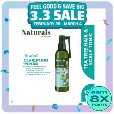 NATURALS WS NATURALS WS Tea Tree Hair & Scalp Tonic 120ml