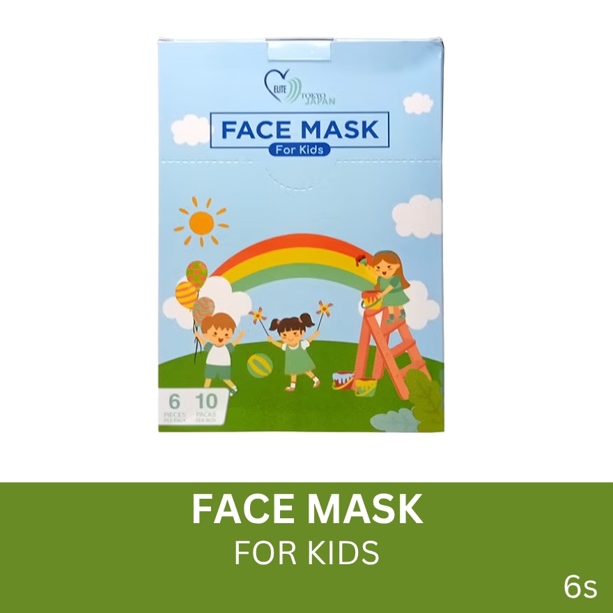 ELITE TOKYO Face Mask for Kids 6s pack
