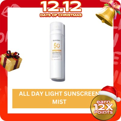 SKINTIFIC SKINTIFIC All Day Light Sunscreen Mist 120ml