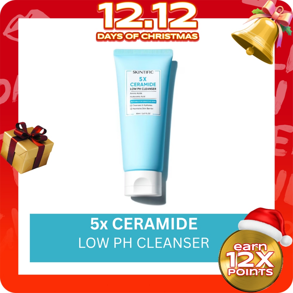 SKINTIFIC 5X Low PH Cleanser 80ml