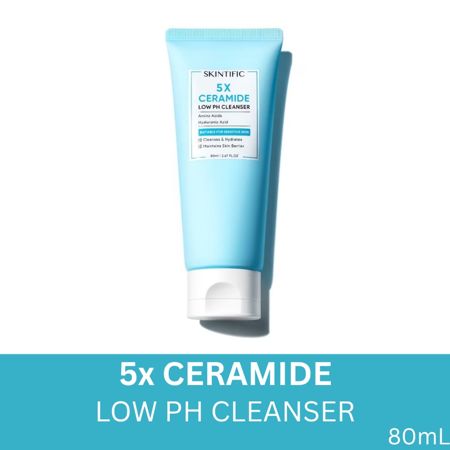 SKINTIFIC 5X Low PH Cleanser 80ml