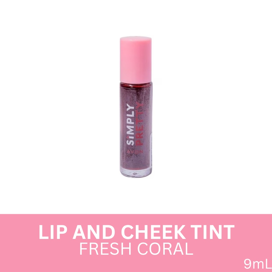 AVON Simply Pretty Lip And Cheek Tint Fresh Coral 9ml