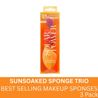 REAL TECHNIQUES REAL TECHNIQUES Solar Power Sunsoaked Sponge Trio