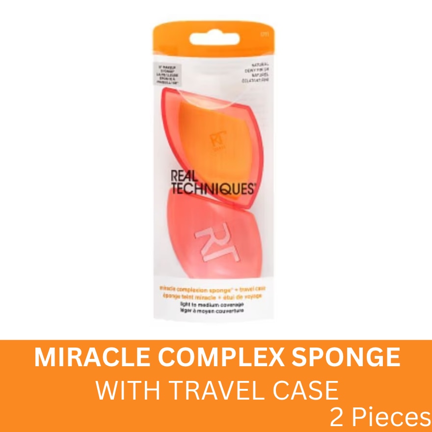 REAL TECHNIQUES Miracle Complex Sponge + Travel Case