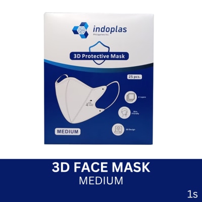INDOPLAS INDOPLAS 3D Face Mask (medium)
