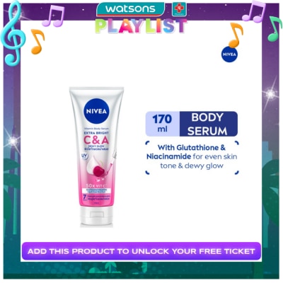 NIVEA NIVEA Extra White Body Serum Lotion Gluta-C + Vitamin A 170ml