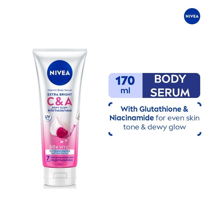NIVEA Extra Bright Body Serum Lotion Gluta C And A 170ml