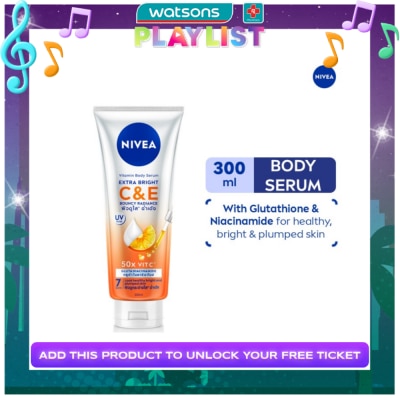 NIVEA NIVEA Extra White Body Serum Lotion Gluta-C + Vitamin E 300ml