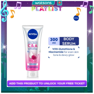 NIVEA NIVEA Extra White Body Serum Lotion Gluta-C + Vitamin A 300ml