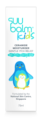SUU BALM SUU BALM Kids Dual Rapid Itch Relieving And Restoring Ceramide Moisturizer 75ml