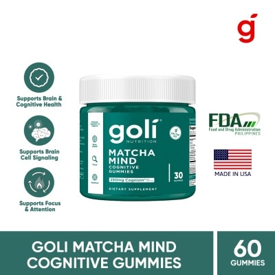 GOLI GOLI Matcha Mind Gummies 30s