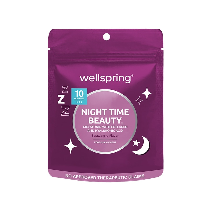 WELLSPRING Nighttime Beauty Gummies 10s