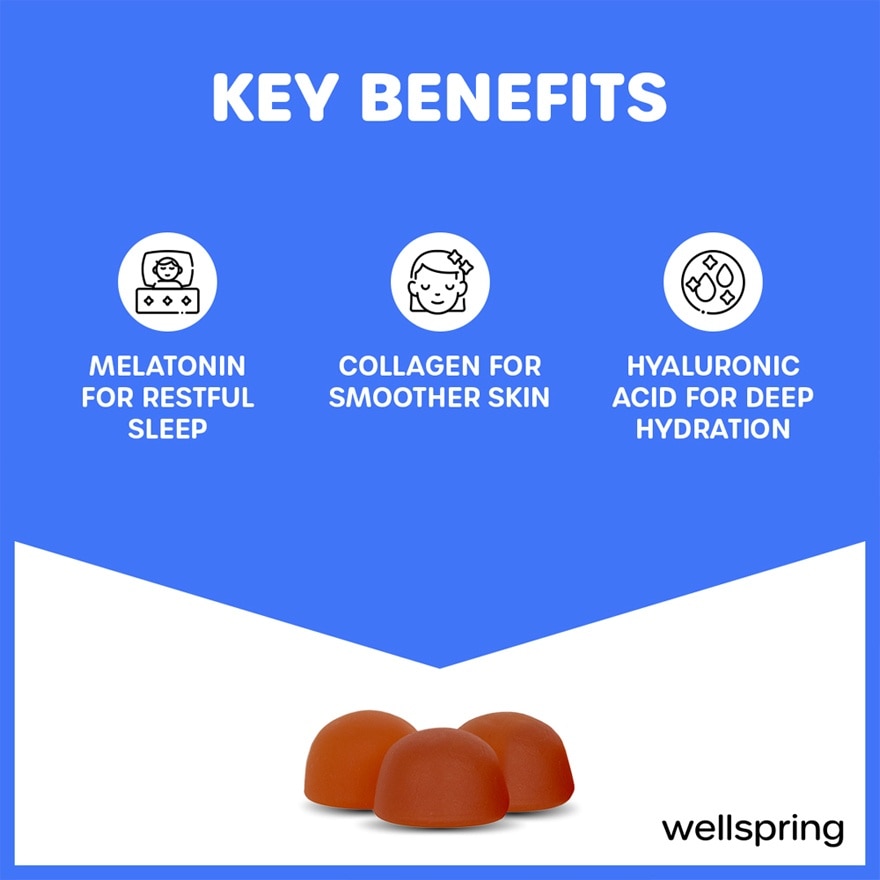 WELLSPRING Nighttime Beauty Gummies 10s