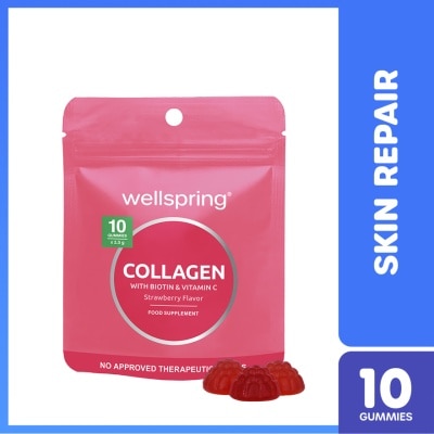 WELLSPRING WELLSPRING Collagen With Biotin And Vit C Gummies 10s