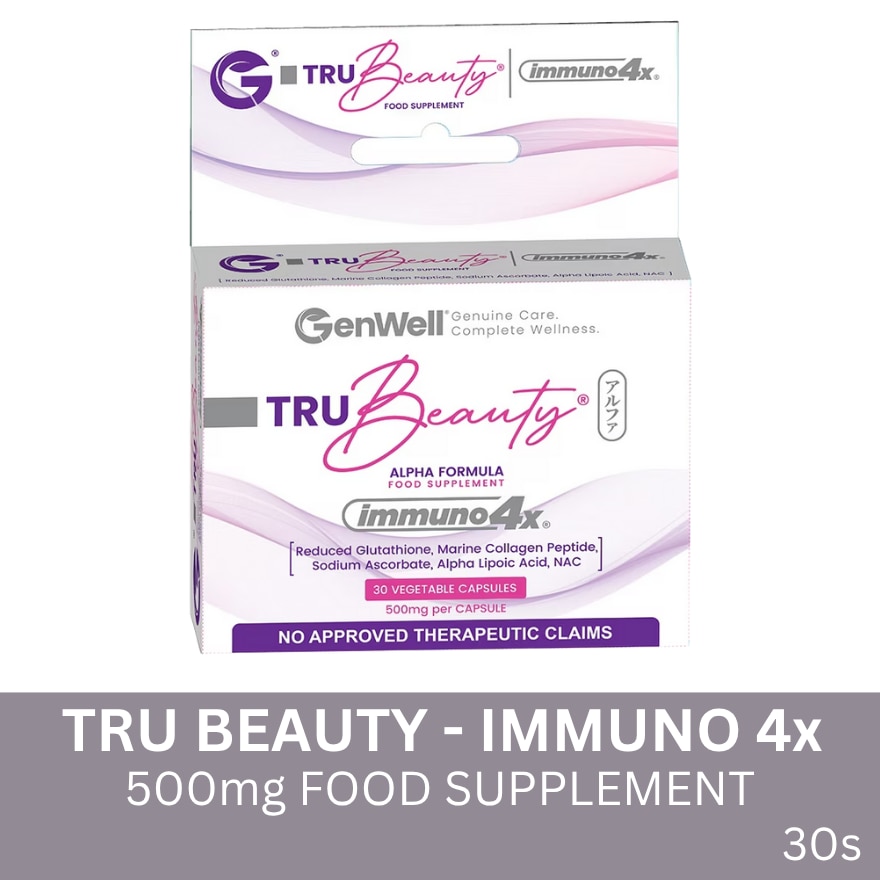 GENWELL TruBeauty Food Supplement 500mg 30s