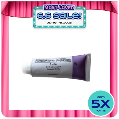 SCARTUBEX - SCARTUBEX Heparin Sodium + Allium Cepa L. (Onion) Bulb + Allantoin 10g