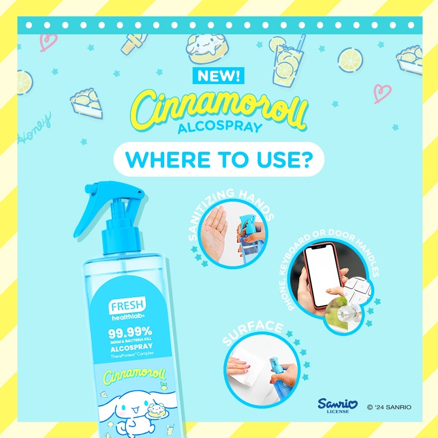 FRESH Sanrio Cinnamoroll Fruity Floral Symphony 500mL