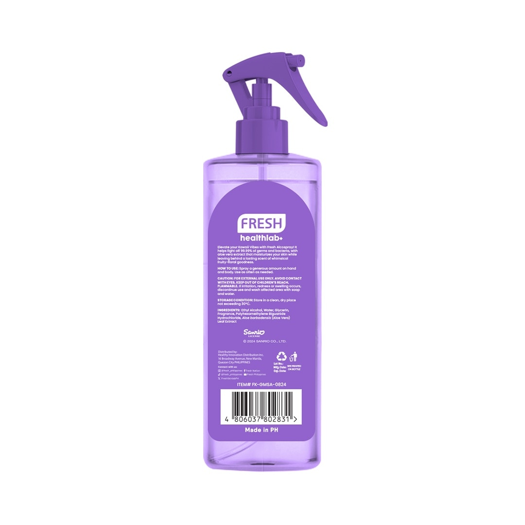 FRESH Sanrio Kuromi Grapevine Musk Serenade 500ml