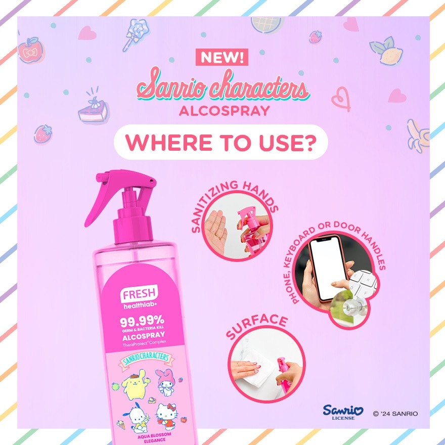 FRESH Sanrio Characters Aqua Blossom Elegance 500mL