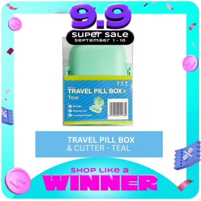 MEDAIDE - MEDAIDE Travel Pill Box - Teal image