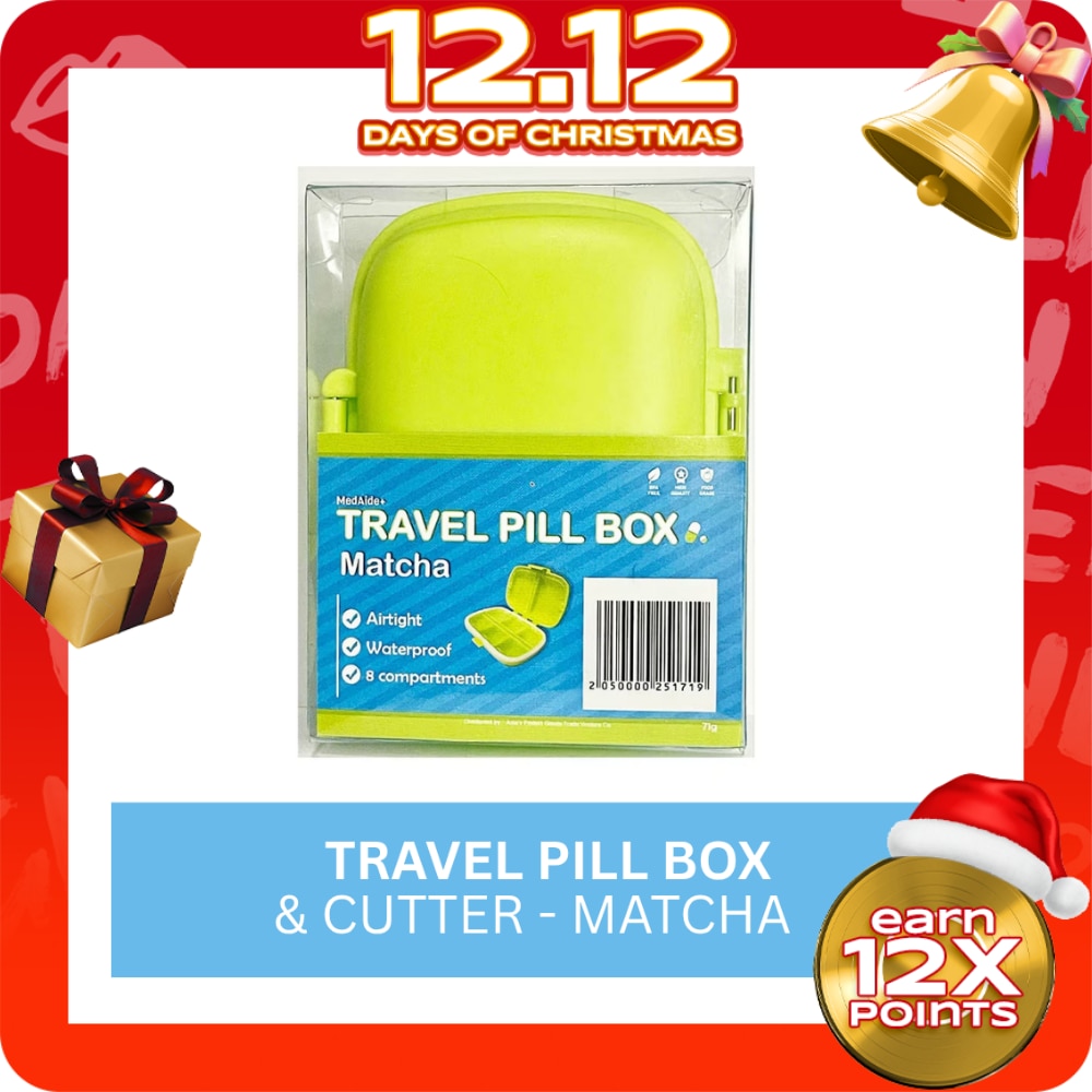MEDAIDE Travel Pill Box - Matcha