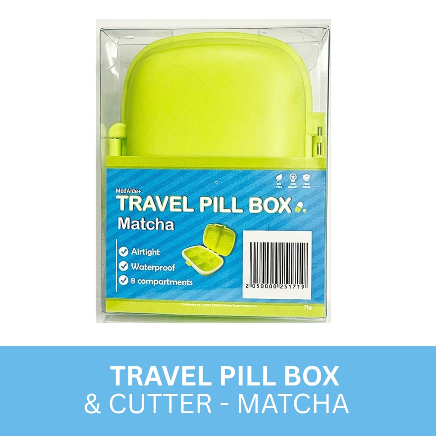 MEDAIDE Travel Pill Box - Matcha