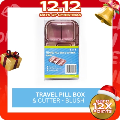 MEDAIDE MEDAIDE Travel Pill Box & Cutter Blush