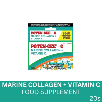 poten cee with glutathione POTENCEE COLLAGEN, POTENCEE Marine Collagen 15+5 Glutawhite Capsules Price Size:2500 strips/50 bottles Full article: Efficacy and – Would like to hear regenesis Supply Duration:3 months supply