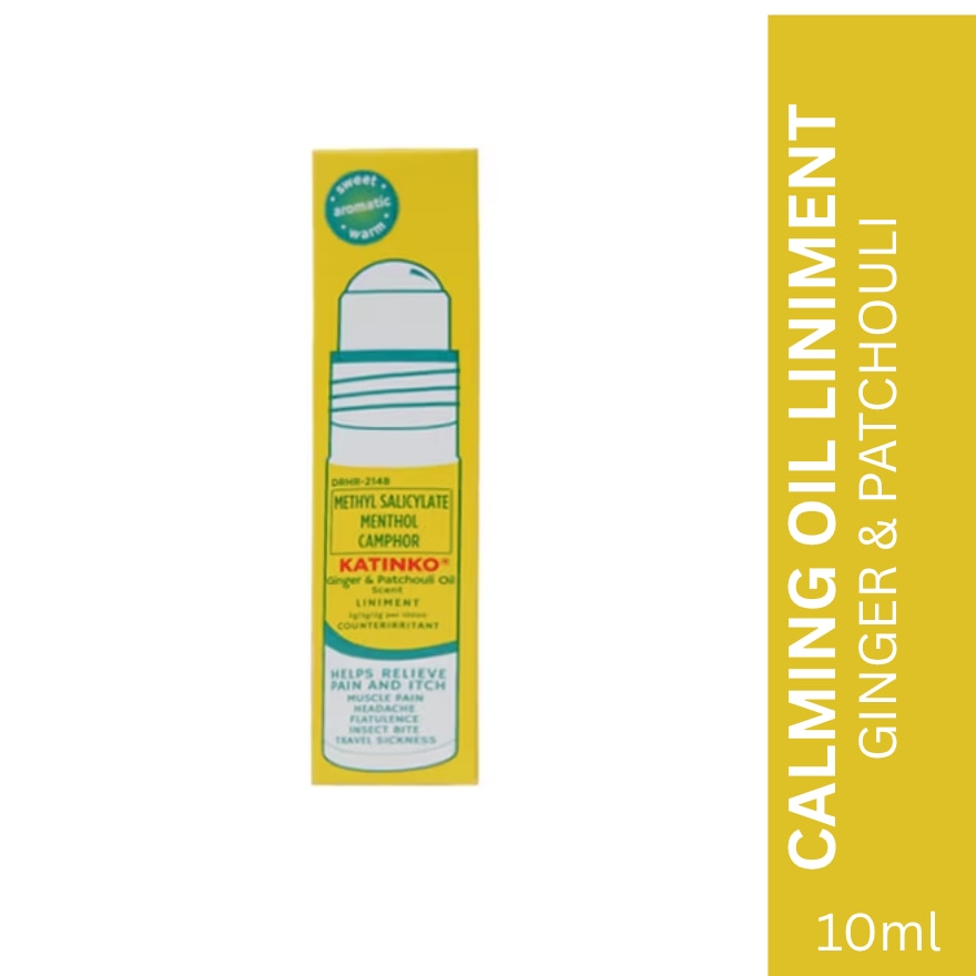 KATINKO Ginger & Patchouli Oil Liniment 10ml